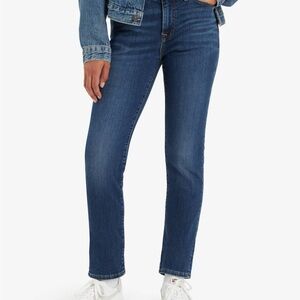 Levis 712 Womens Jeans Blue Size 25 Slim Mid Rise